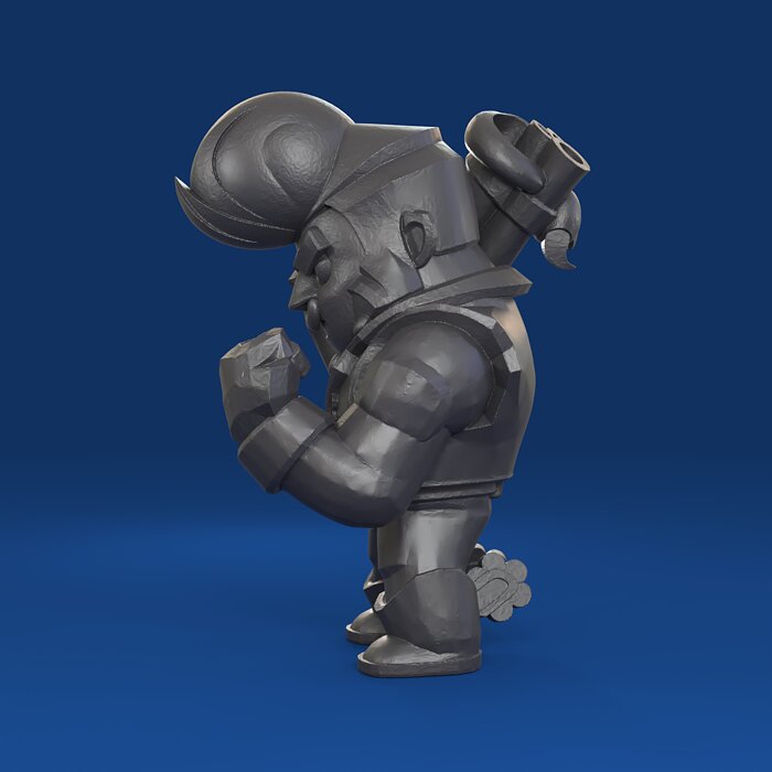 Bull Original - Brawl Stars 3D 3MF Model — view 2