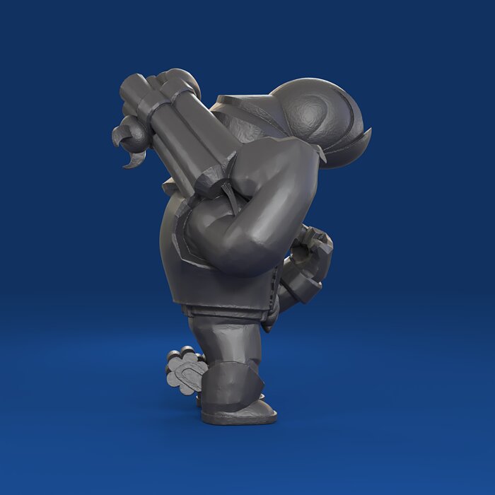 Bull Original - Brawl Stars 3D 3MF Model — view 4