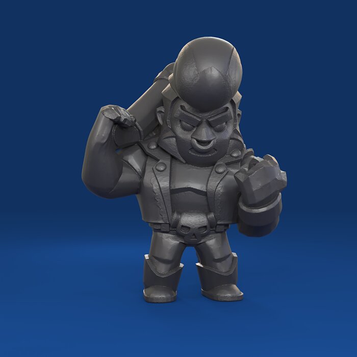 Bull Original - Brawl Stars 3D 3MF Model — view 5