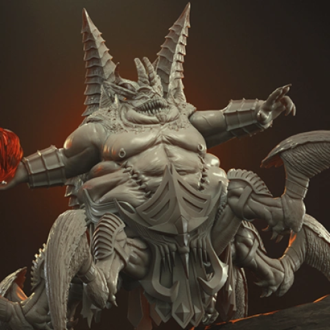 Azmodan Diablo 3D Printer Files | Assembly STL Model