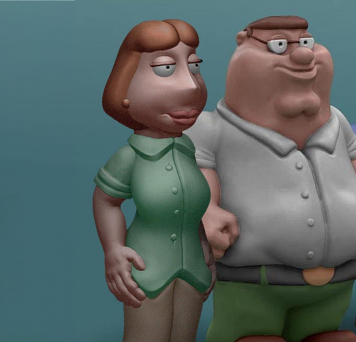 Lois Griffin from Family Guy 3D STL Model
