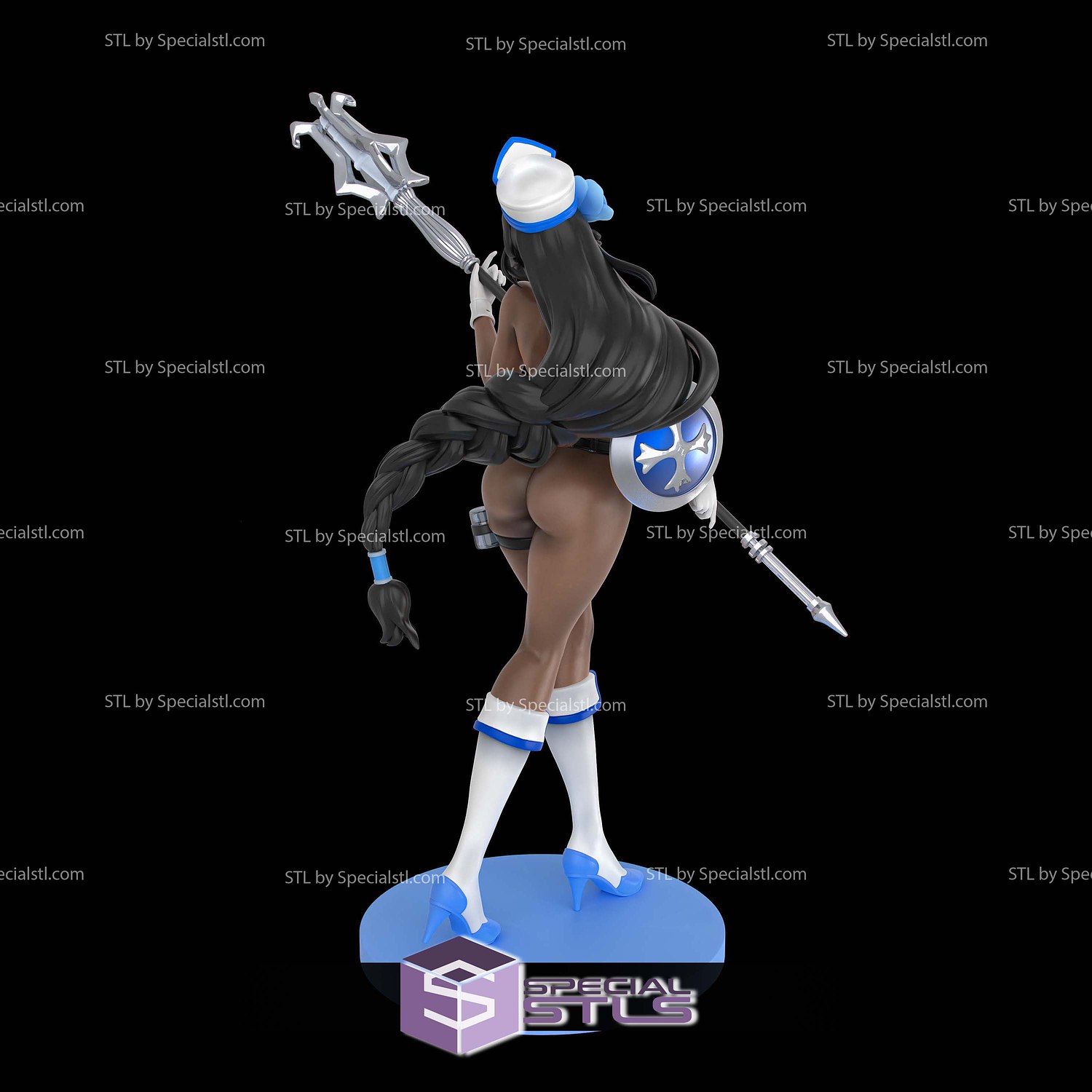Maiden Ice Rose NIKKE 3D Printer Files STL Model — view 4