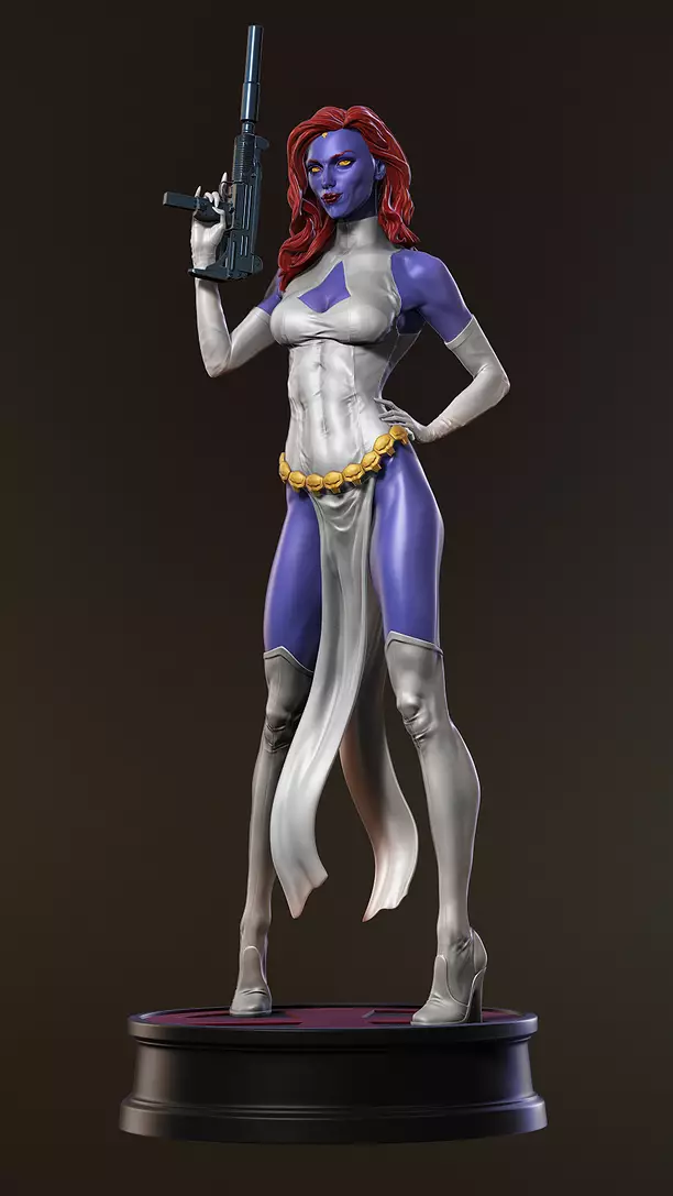 X-Men  Mistique 3D 3MF Model