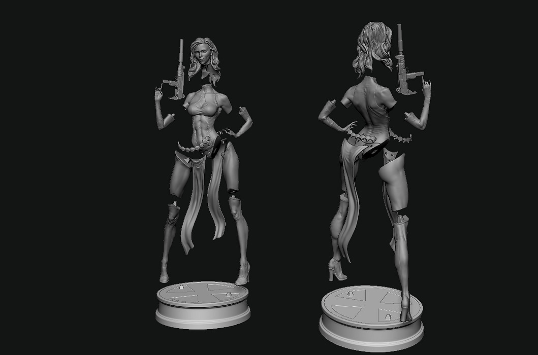 X-Men  Mistique 3D 3MF Model — view 3