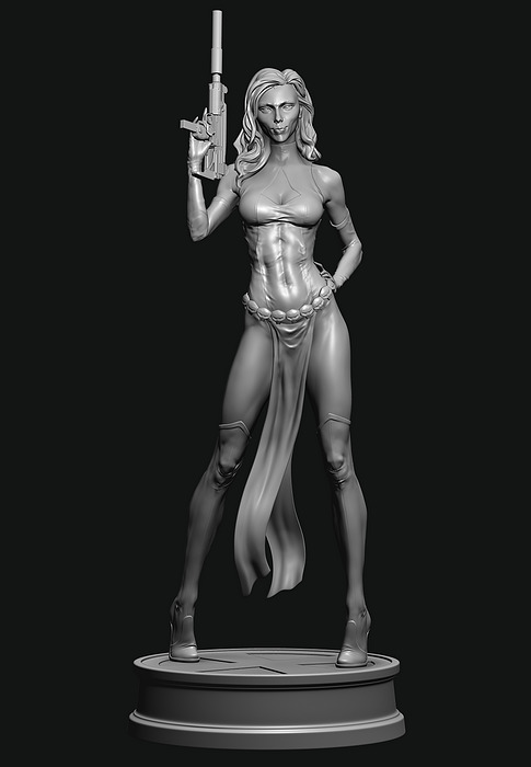 X-Men  Mistique 3D 3MF Model — view 5