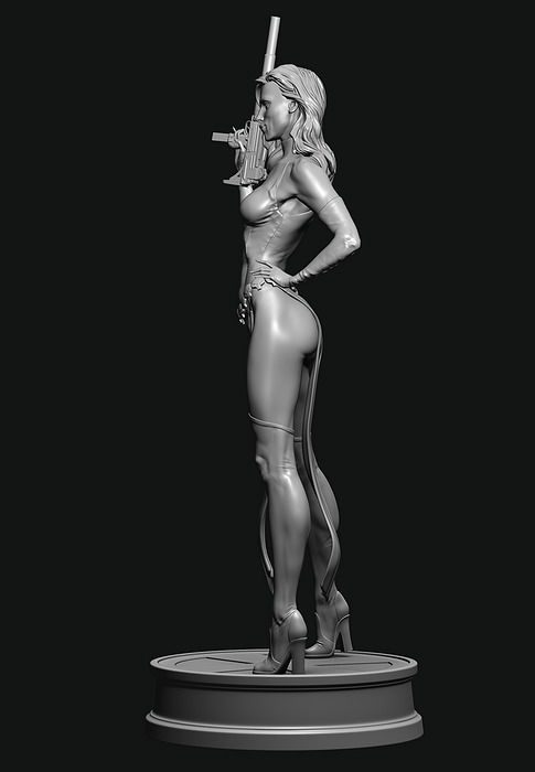 X-Men  Mistique 3D 3MF Model — view 7