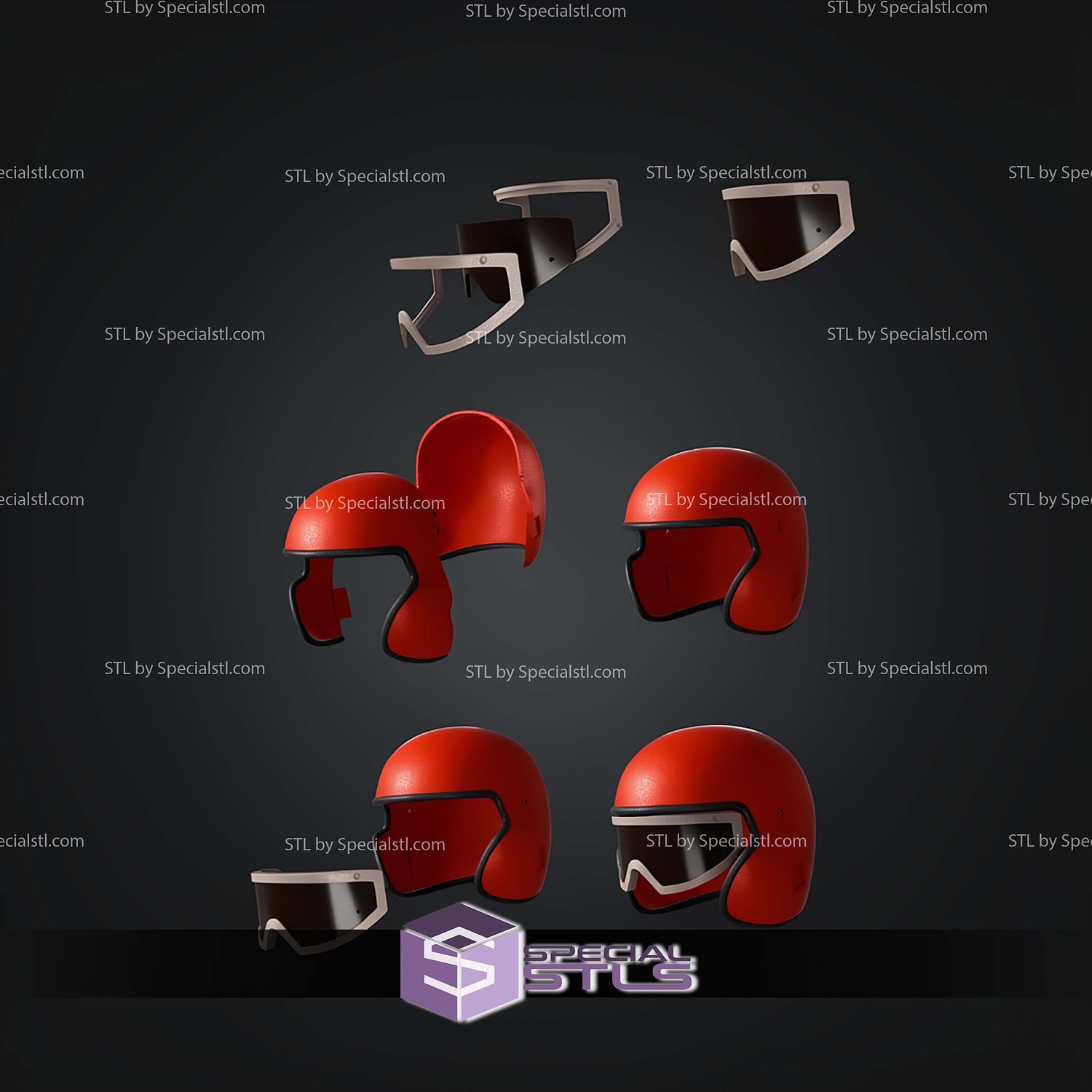 Cosplay STL Files Arc Raiders Wilderness Scout Helmet 3D Model — view 2