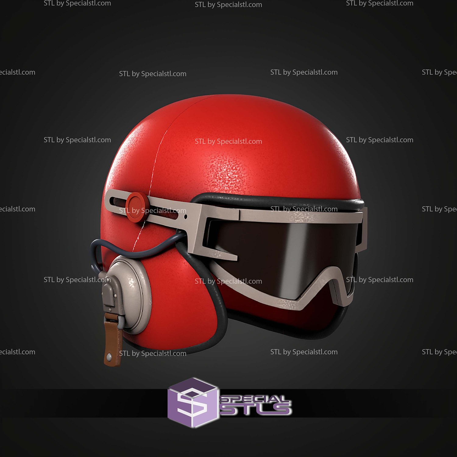 Cosplay STL Files Arc Raiders Wilderness Scout Helmet 3D Model — view 6