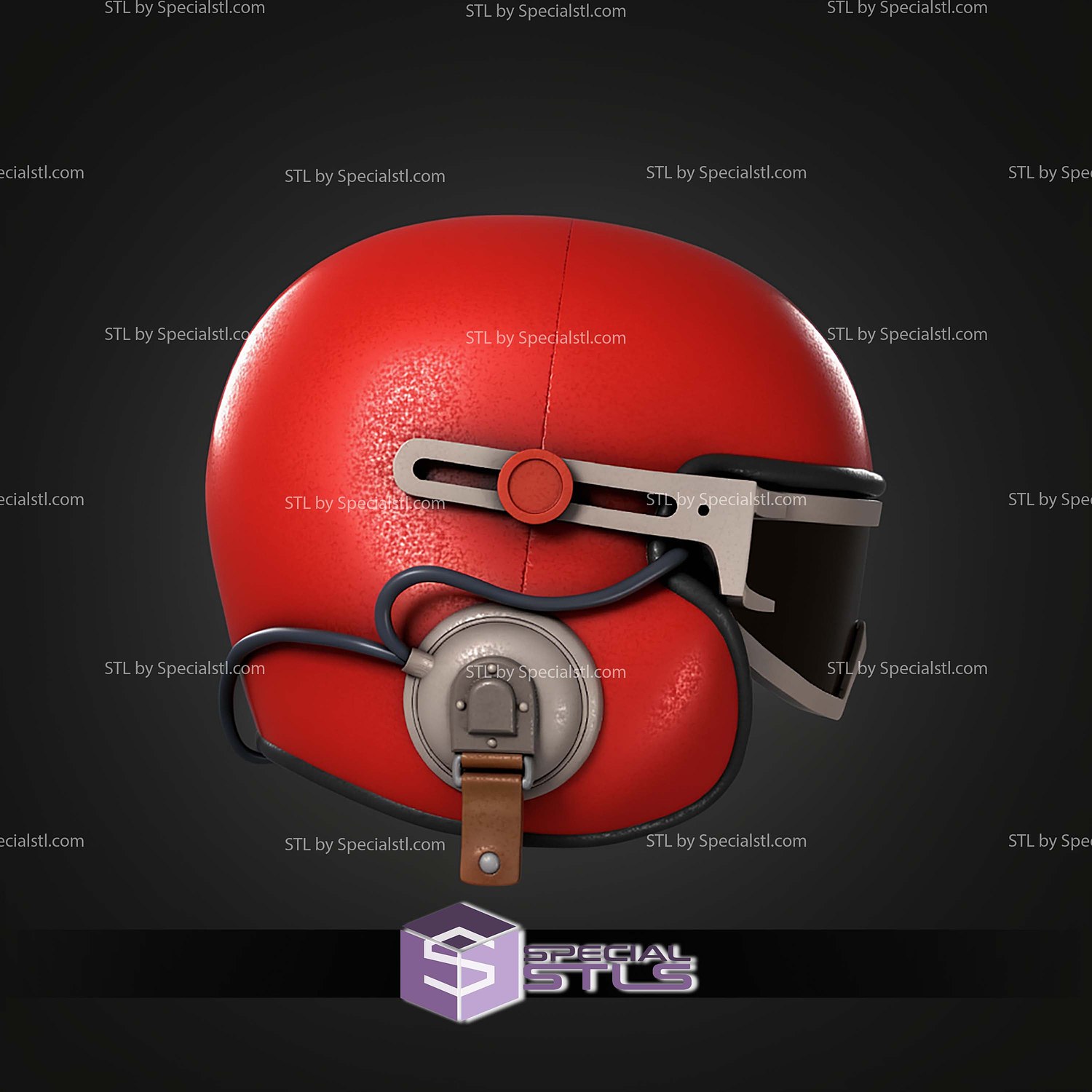 Cosplay STL Files Arc Raiders Wilderness Scout Helmet 3D Model — view 7