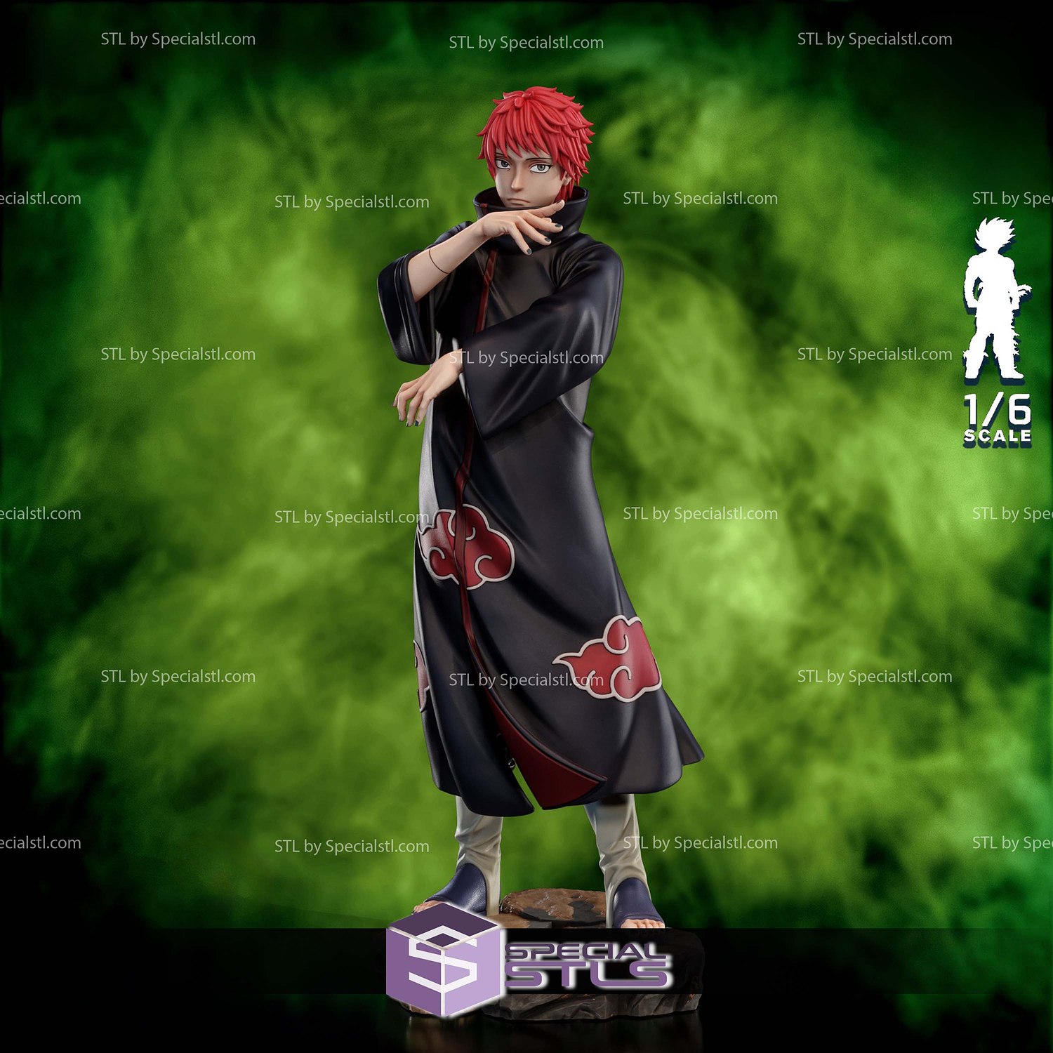 Sasori Akatsuki 1-6 3D Printer Files STL Model — view 2