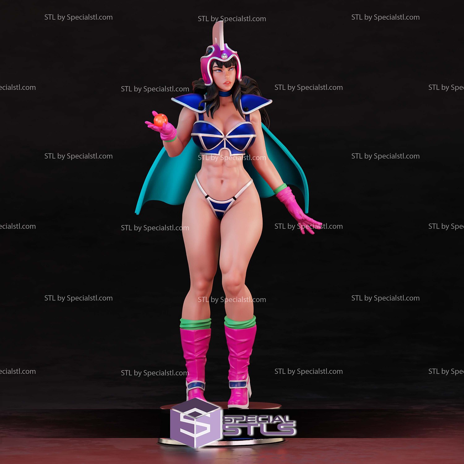 Cosplay Chichi Dragonball 3D Printer Files STL Model — view 6