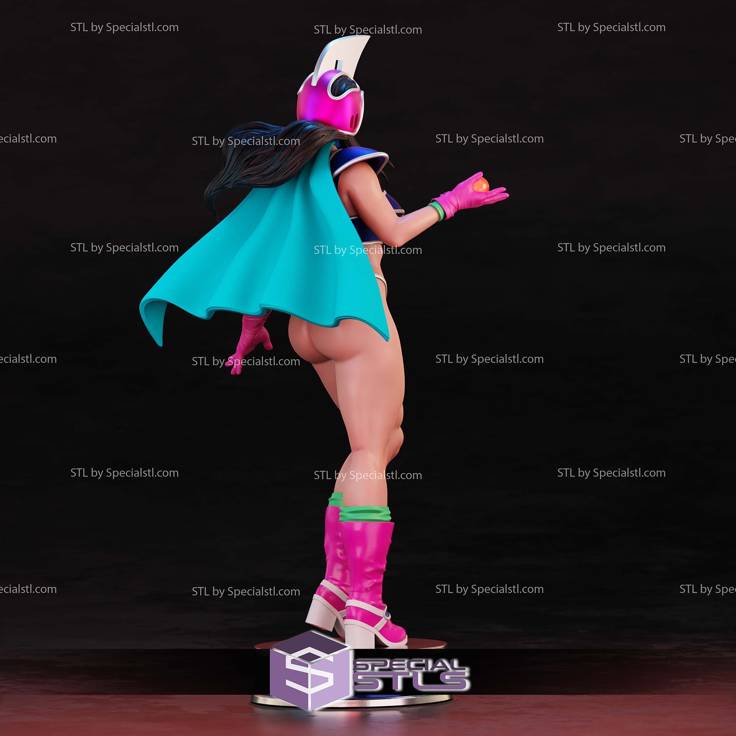 Cosplay Chichi Dragonball 3D Printer Files STL Model — view 8