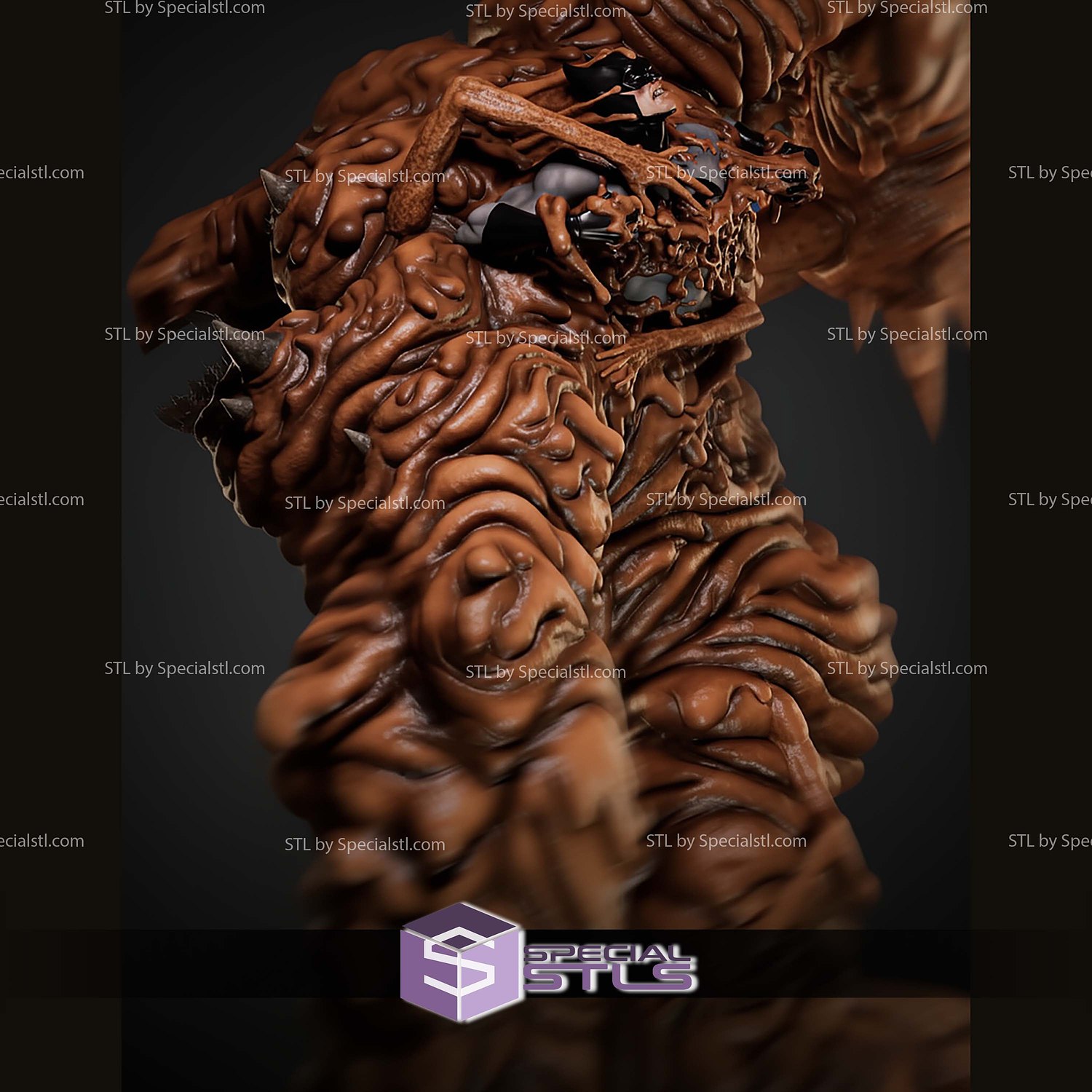 Clay Monster Clayface STL Files 3D Model — view 6