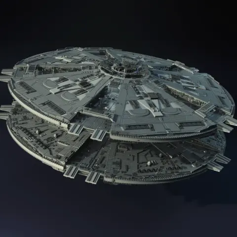 Cylon Basestar TOS 3D Printer Files | Assembly STL Model