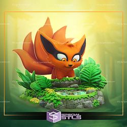 Chibi Kurama Naruto 3D Printer Files STL Model