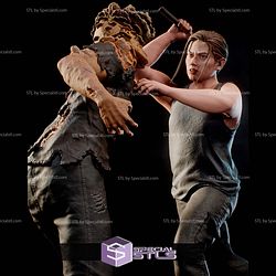 Abby Fighting Last Of Us 3D Printer Files STL Model