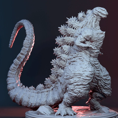 Shin Godzilla 3D Printing Model | Assembly STL Model