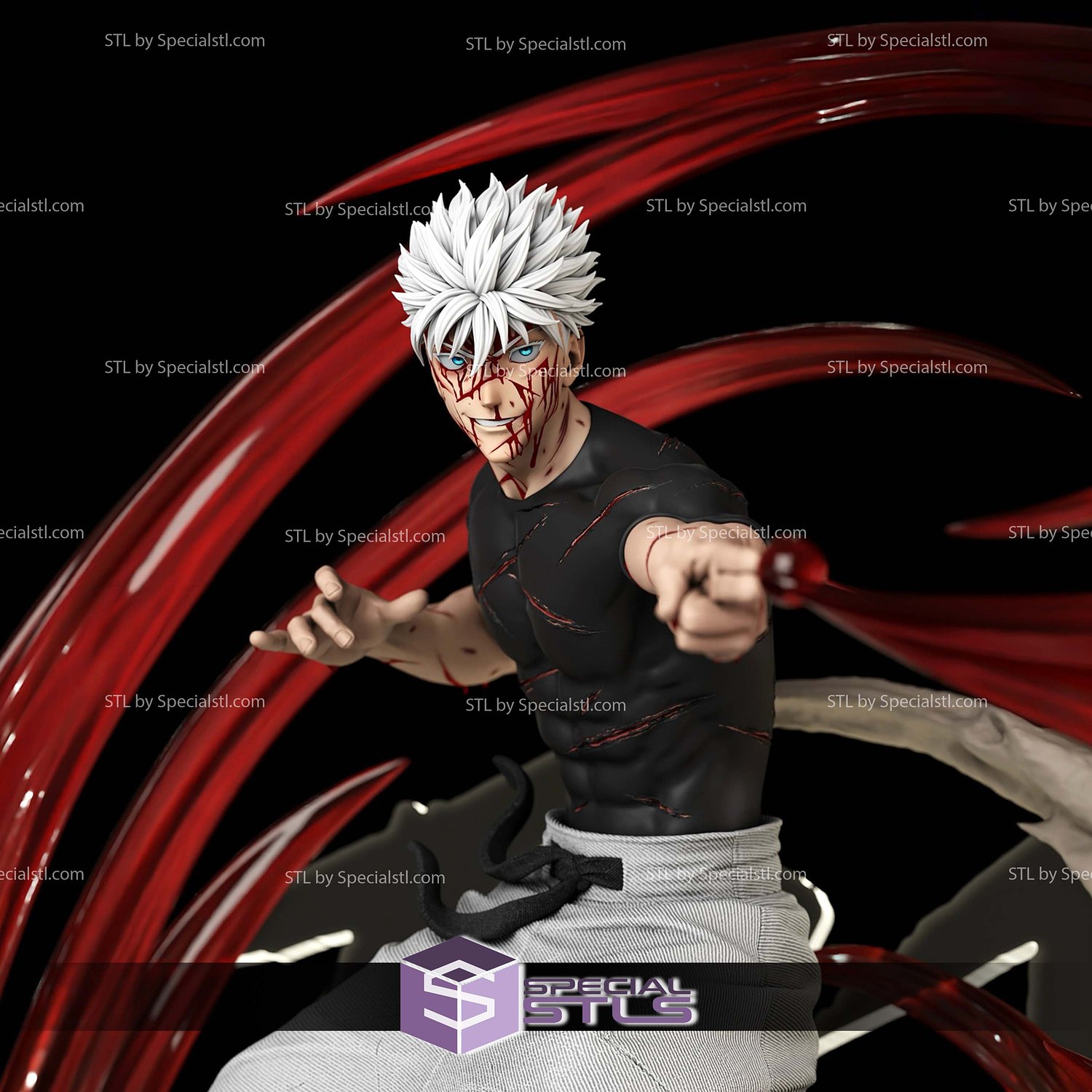Gojo Iconic Battle Sukuna 3D Printer Files STL Model — view 2