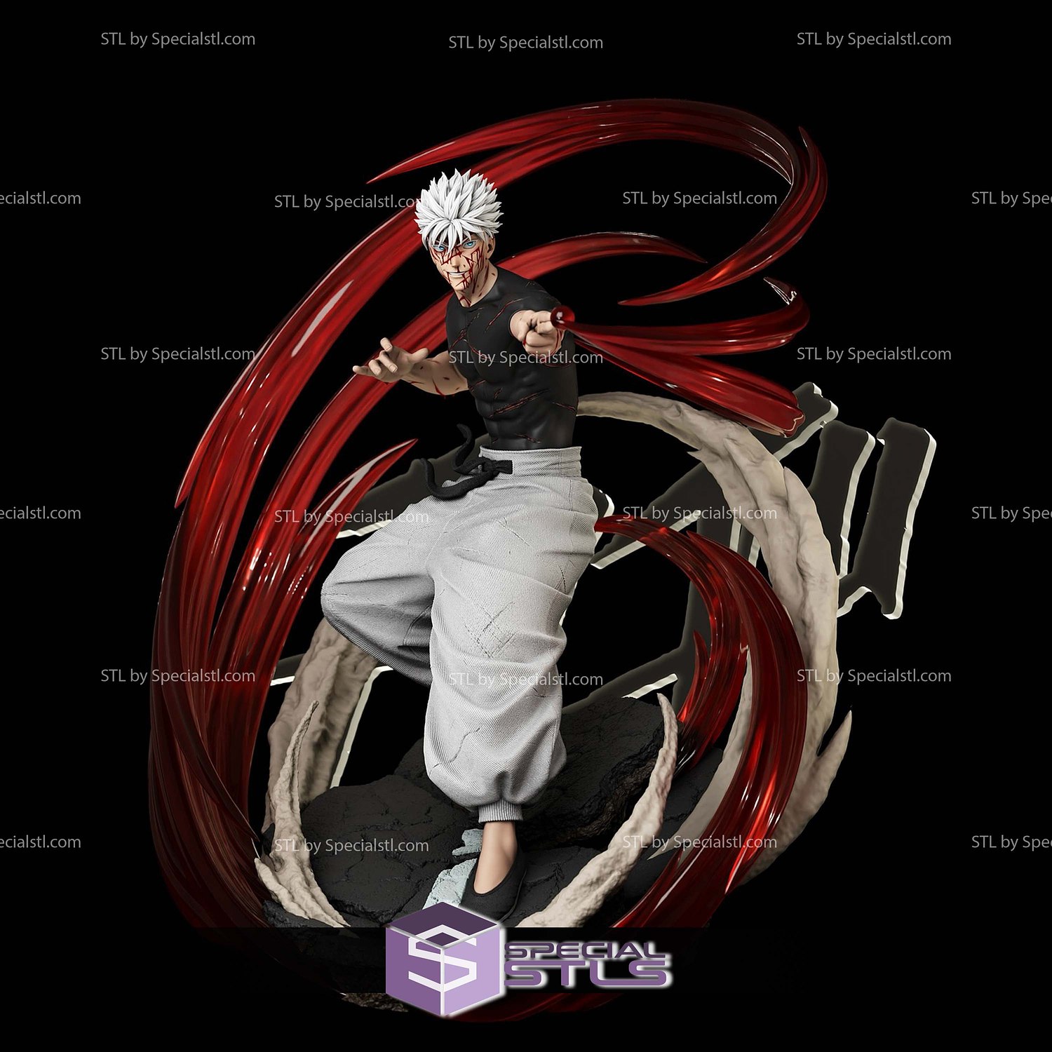 Gojo Iconic Battle Sukuna 3D Printer Files STL Model — view 5
