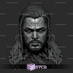 Custom Head STL Thor Love and Thunder 3D Model