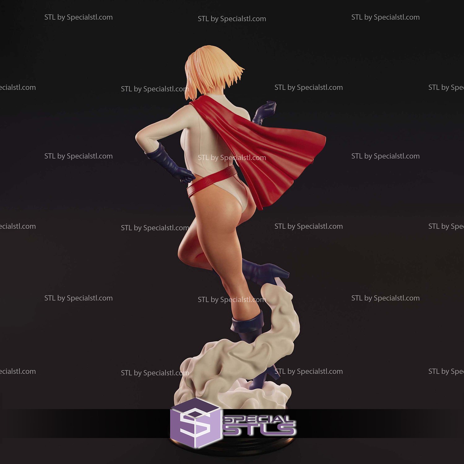 Powergirl Cloud 3D Printer Files STL Model — view 3