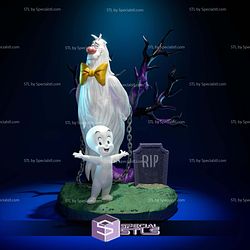 Casper and Hairy Scary Sculptures 3D Printing STL Model