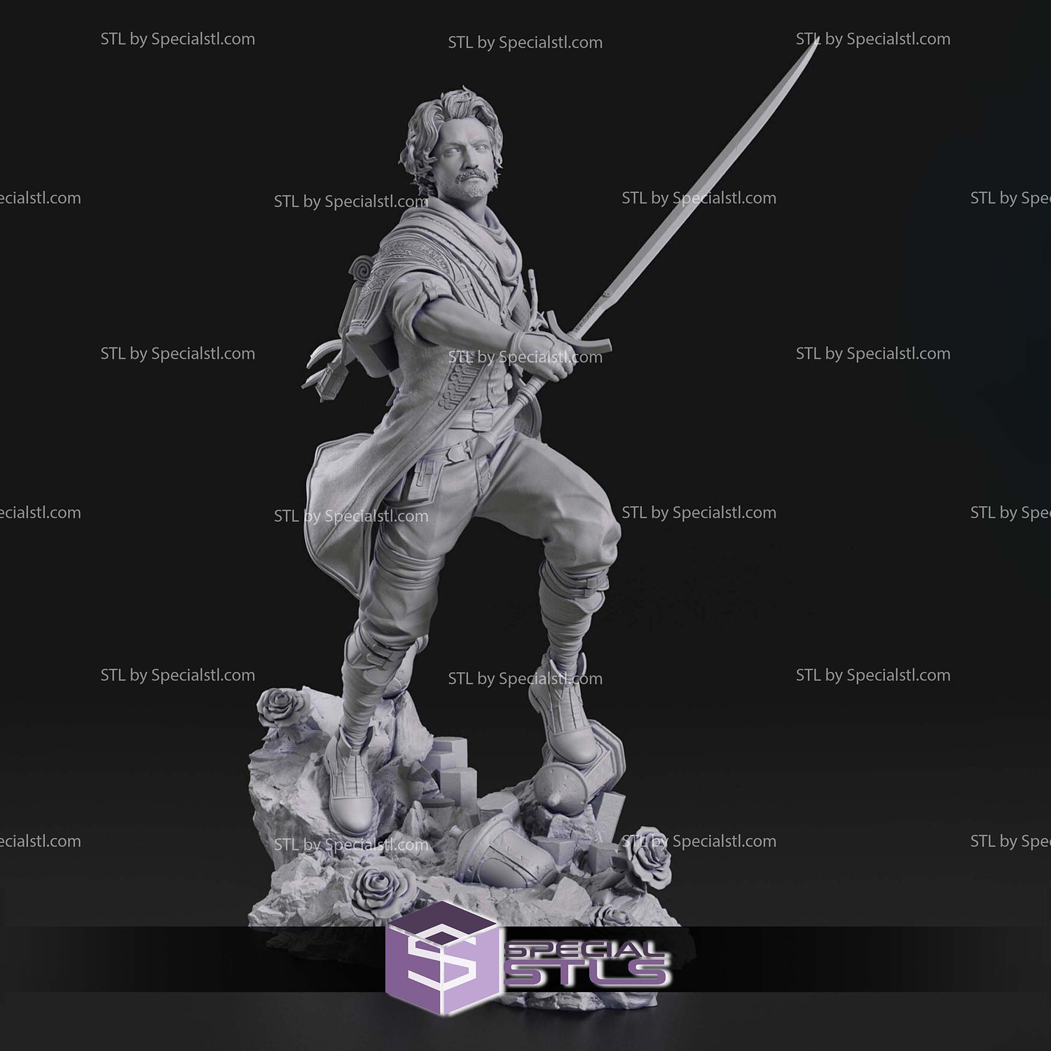 Gustave Power Clair Obscur Expedition 3D Printer Files STL Model — view 3
