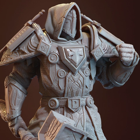 Paladin Judgement Armor 3D Printer Files | Assembly STL Model