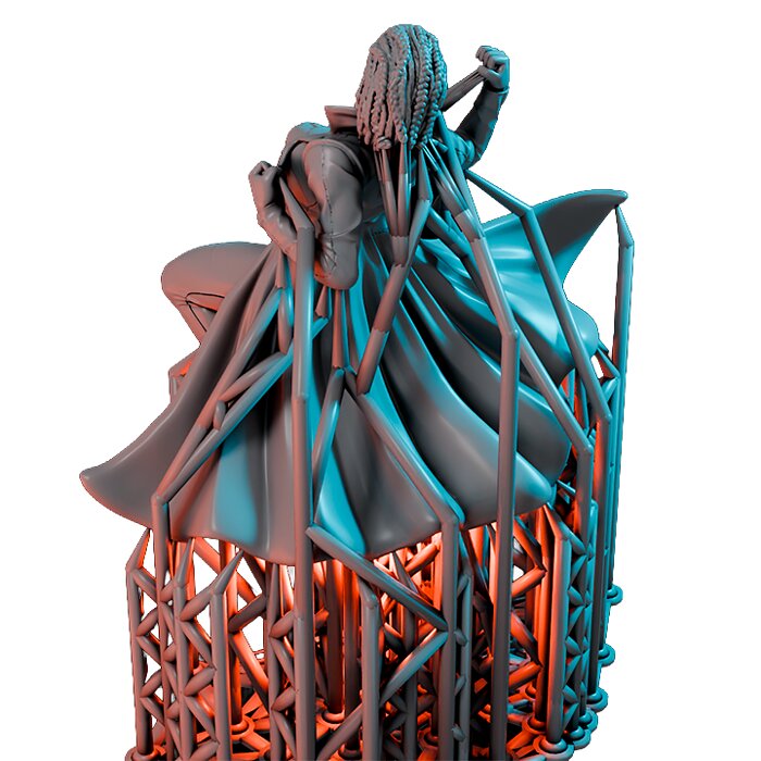 Prism II - Resin Miniature Figurine 3D STL Model — view 2