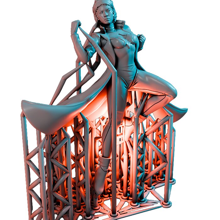 Prism II - Resin Miniature Figurine 3D STL Model — view 3