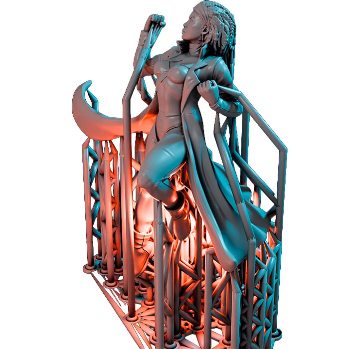 Prism II - Resin Miniature Figurine 3D STL Model — view 5
