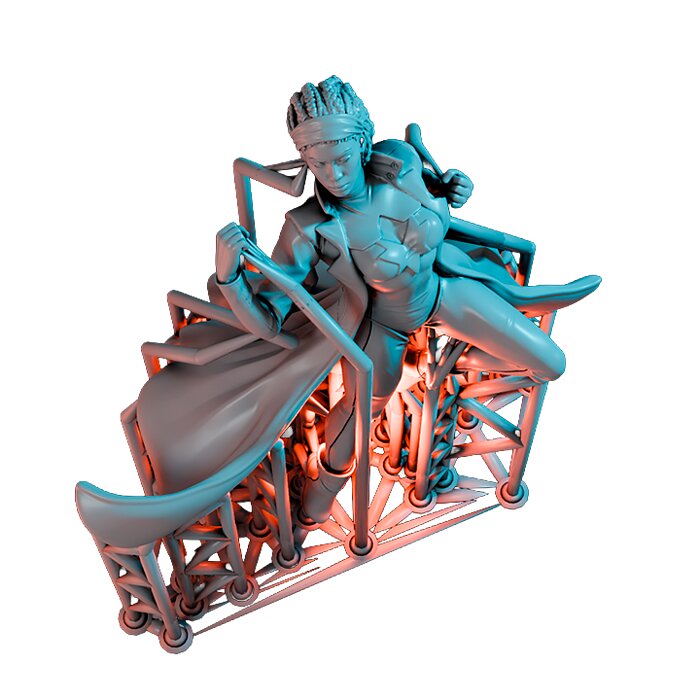Prism II - Resin Miniature Figurine 3D STL Model — view 6