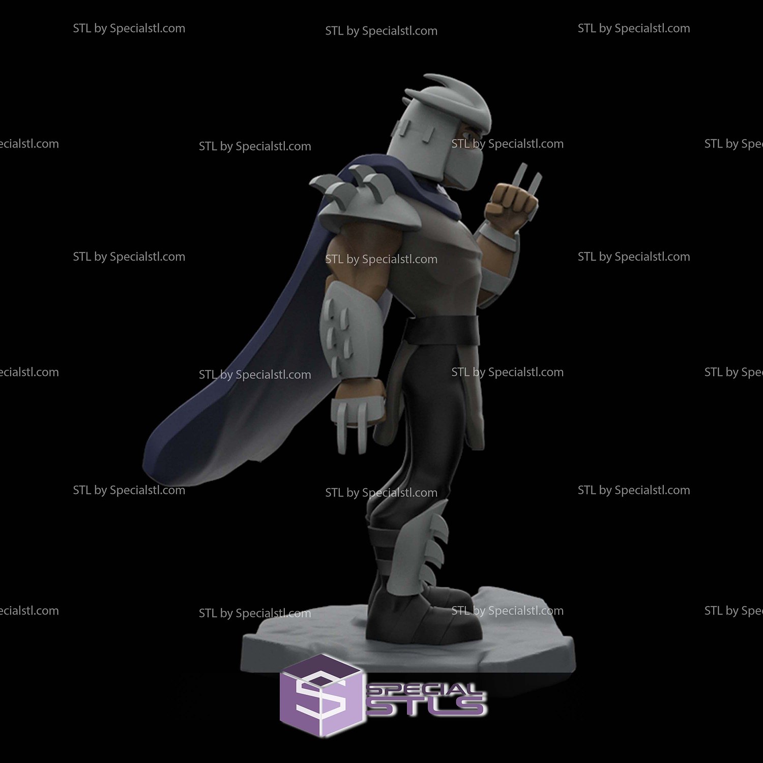 Disney Infinity Style STL Collection - Shredder 3D Model — view 2