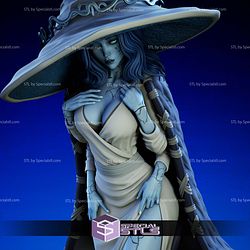 Lunara the Moon Sorceress 290mm 3D Printer Files STL Model