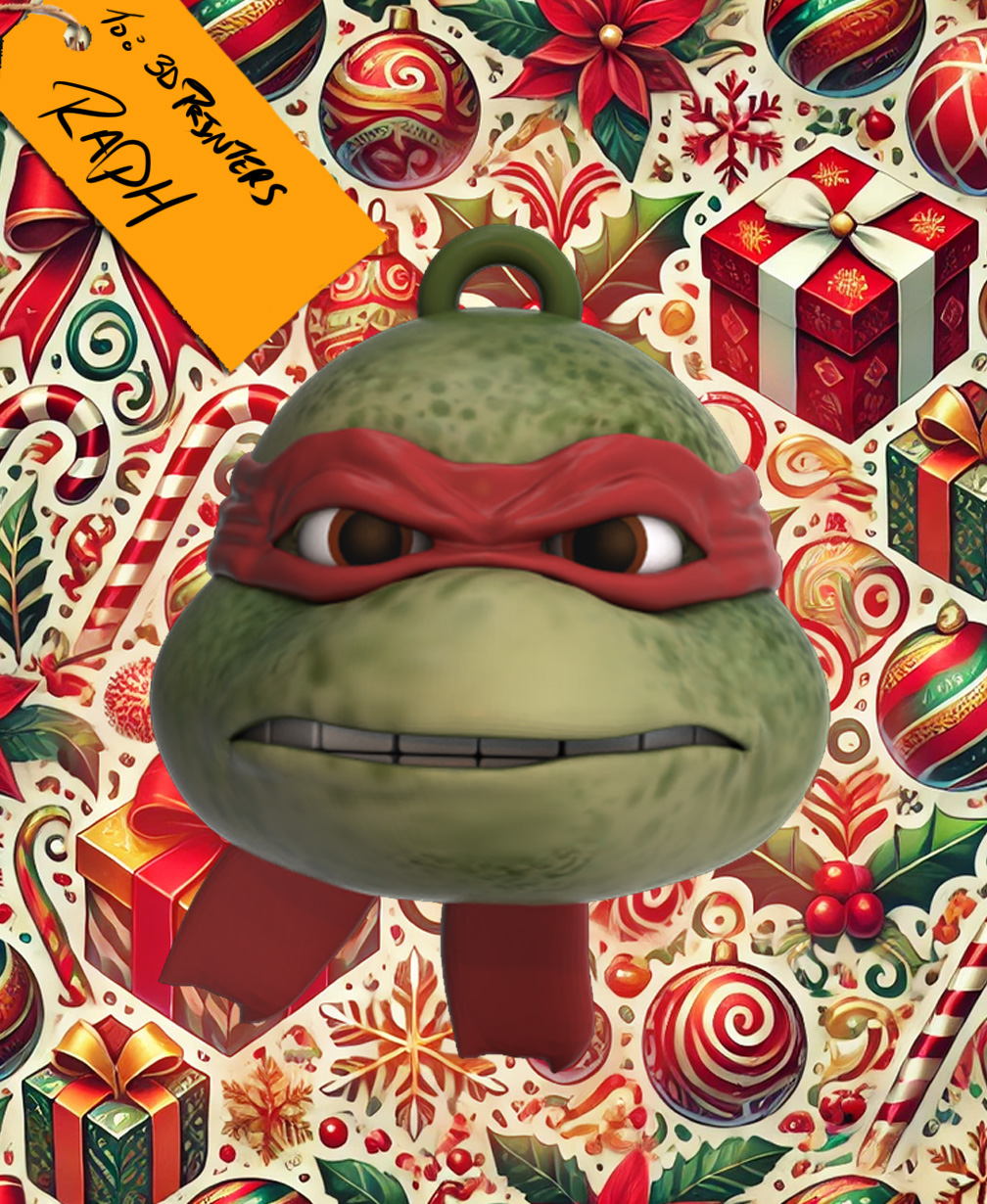 1990 Rapheal Christmas Ornament 3D 3MF Model
