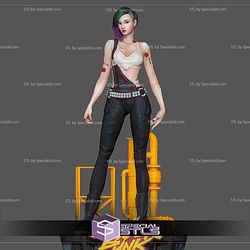Judy Alvarez Cyperpunk Basic 3D Print Files STL Model