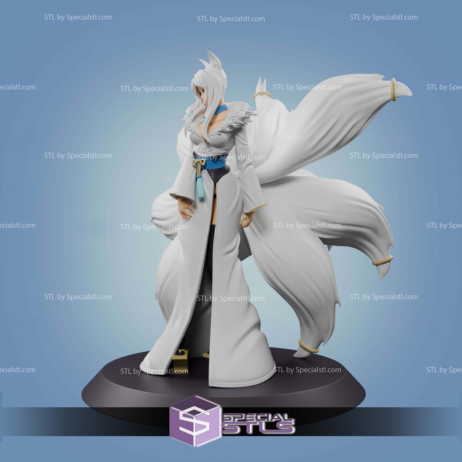 Eminence In Shadow Yukime Digital STL Files 3D Model — view 2