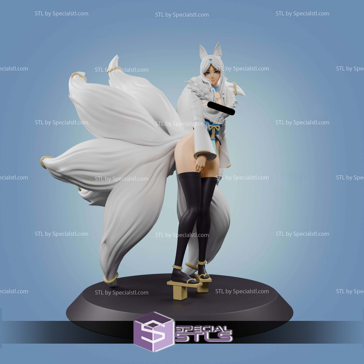 Eminence In Shadow Yukime Digital STL Files 3D Model — view 3