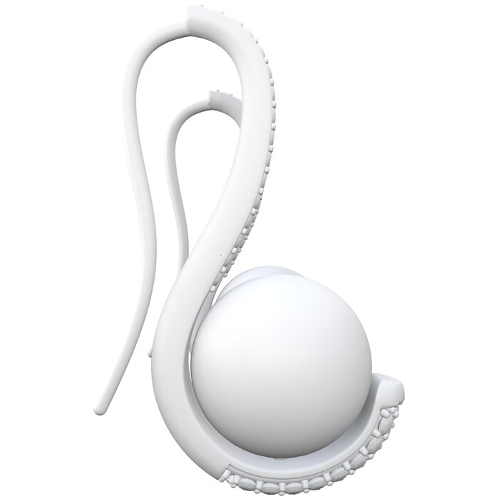 Earrings with 14 mm pearls and 1 00 ct diamonds 3D 3DM Model — view 4