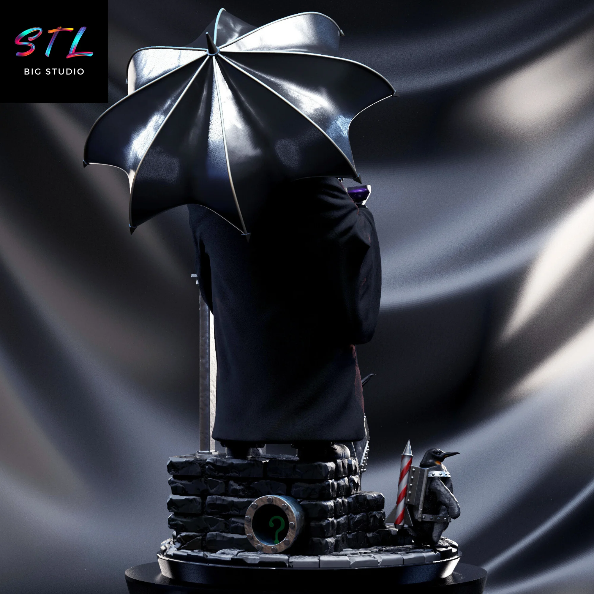 Penguin STL Batman Returns | 3D Printable Figure Model — view 4