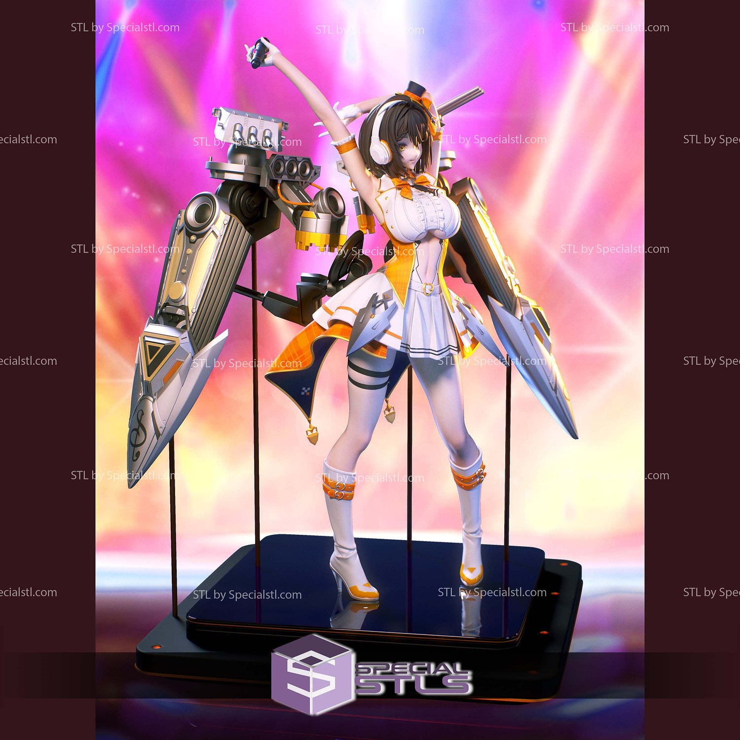 Baltimore Azur Lane V2 3D Printer Files STL Model — view 3
