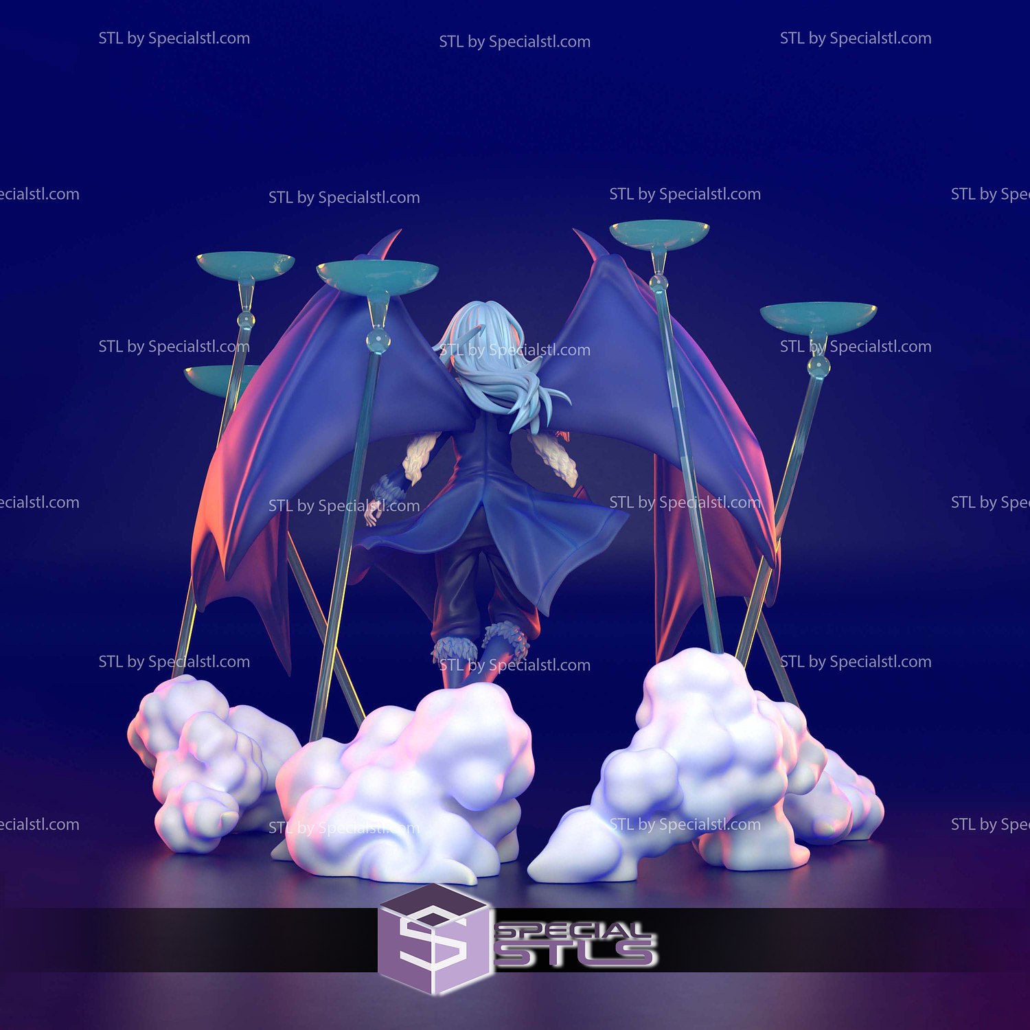 Rimuru Tempest Cloud 3D Model Sculpture STL Model — view 5
