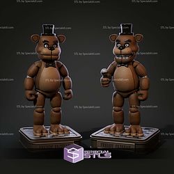 Freddy Fazbear Standalone 200mm STL Files 3D Model