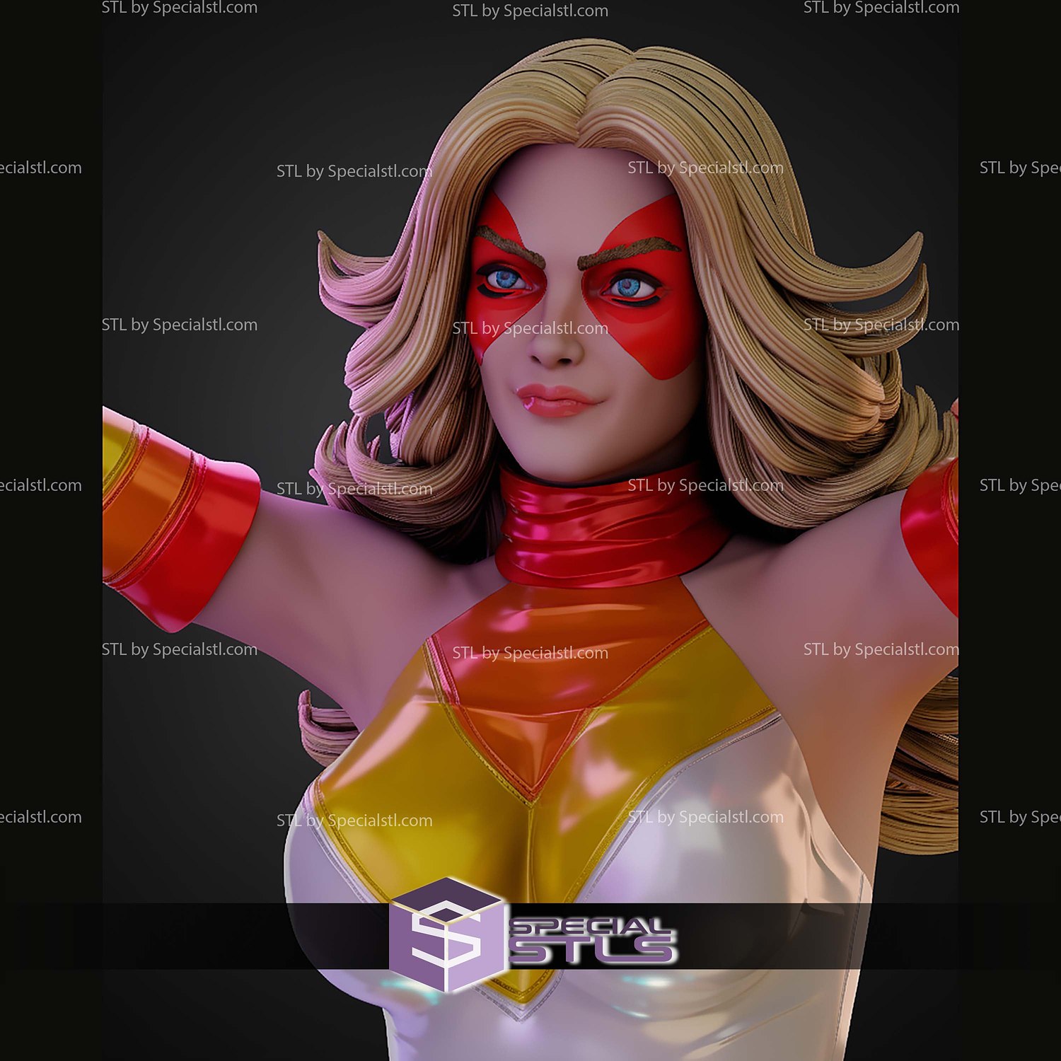Marionette Micronauts Marvel Hero STL Files 3D Model — view 2
