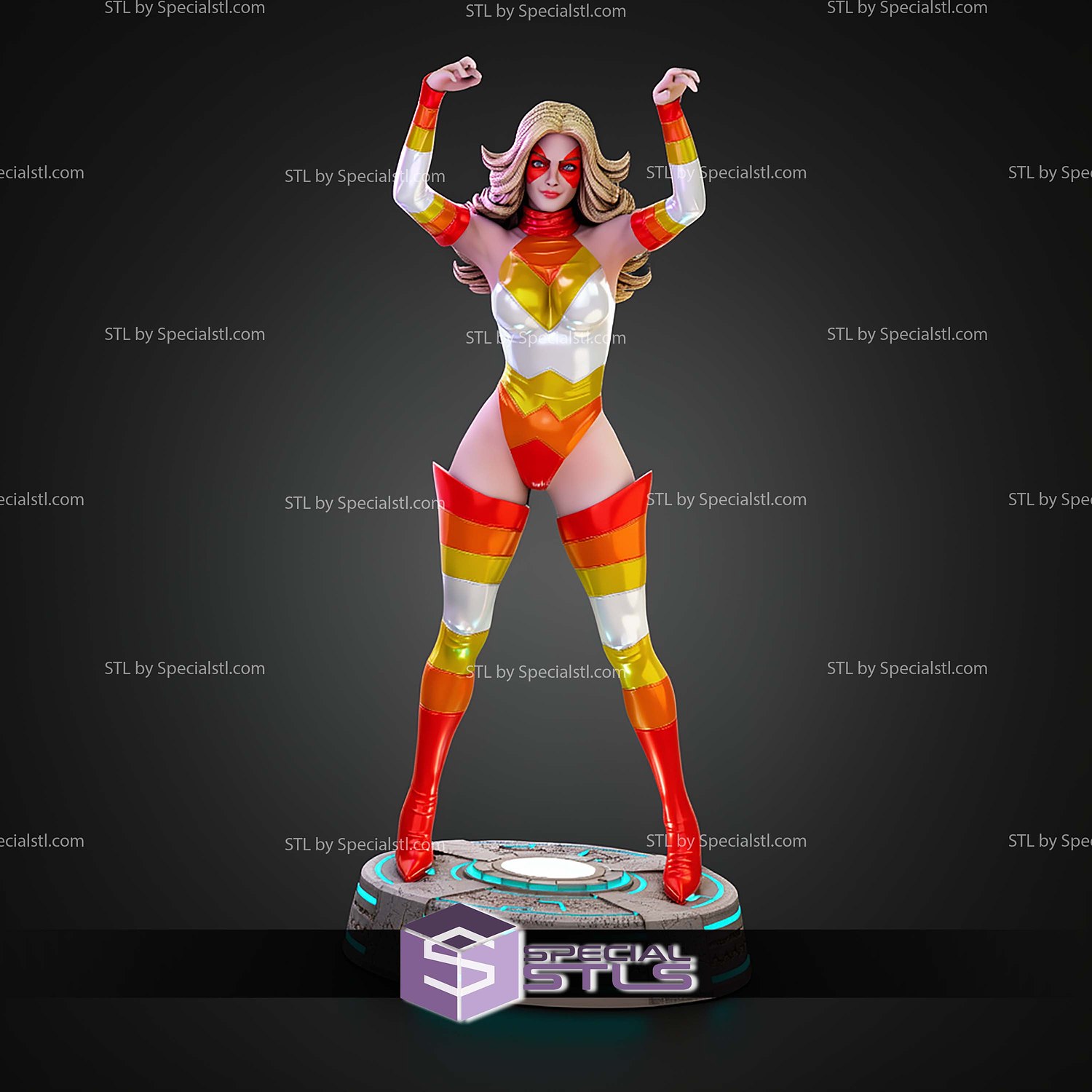 Marionette Micronauts Marvel Hero STL Files 3D Model — view 3