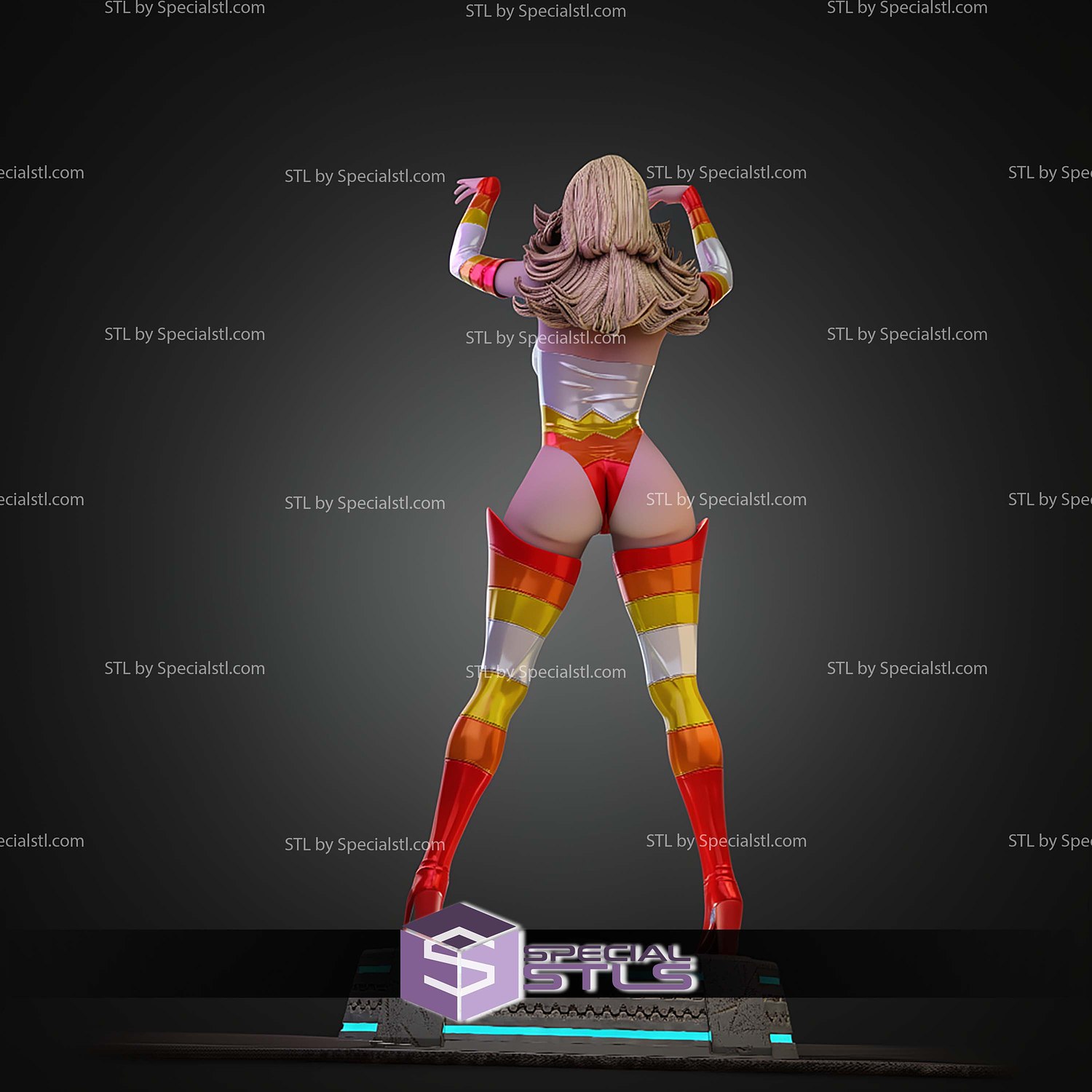 Marionette Micronauts Marvel Hero STL Files 3D Model — view 5