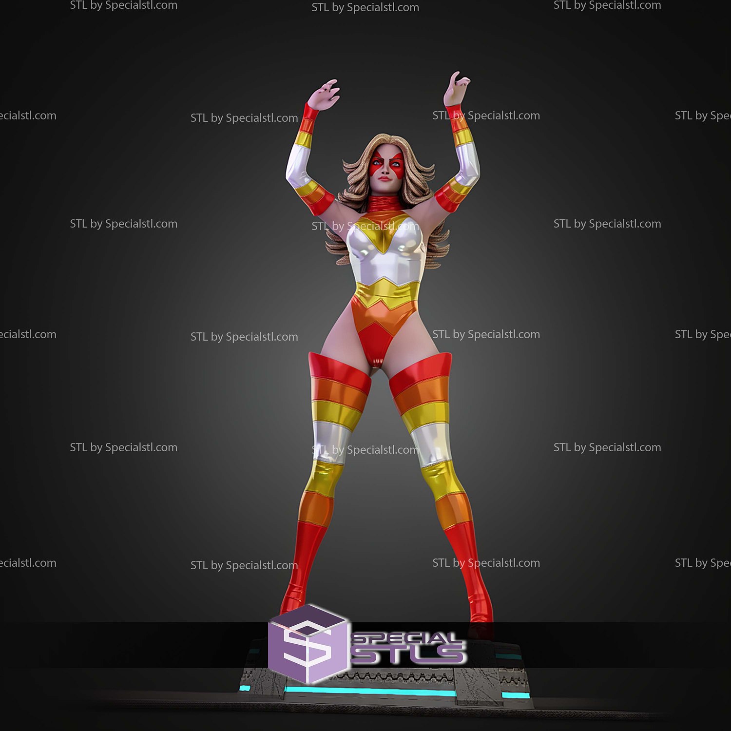 Marionette Micronauts Marvel Hero STL Files 3D Model — view 6