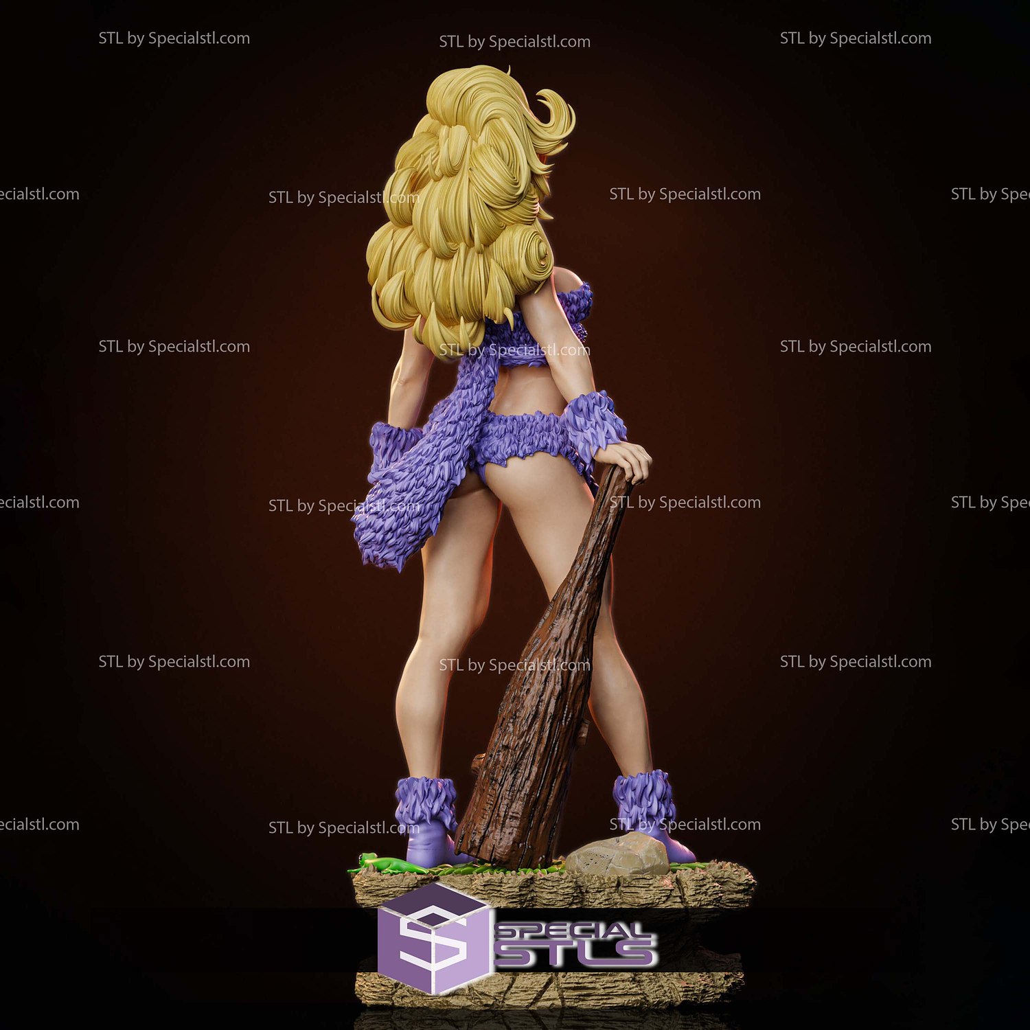 Ayla Chrono Trigger V2 Digital STL Files 3D Model — view 3