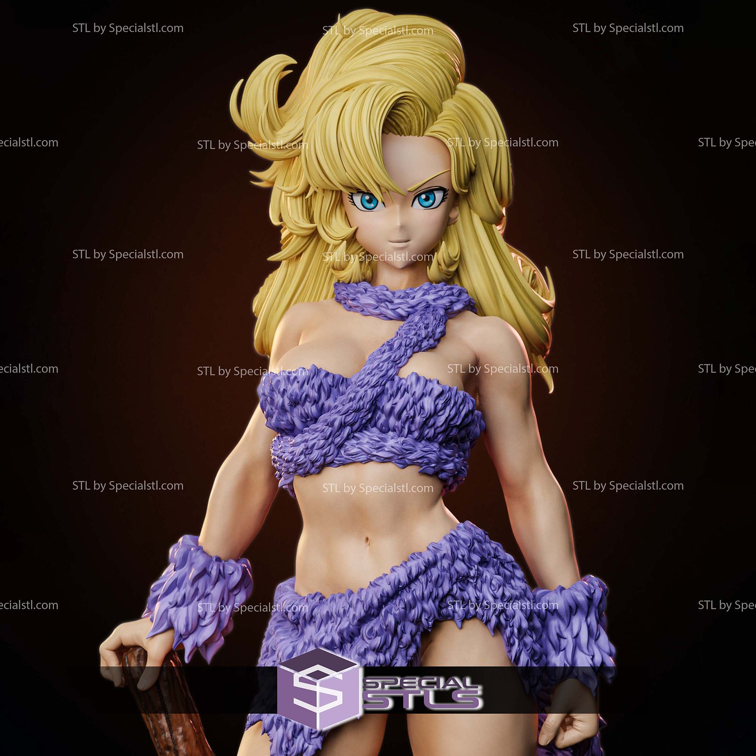 Ayla Chrono Trigger V2 Digital STL Files 3D Model — view 4