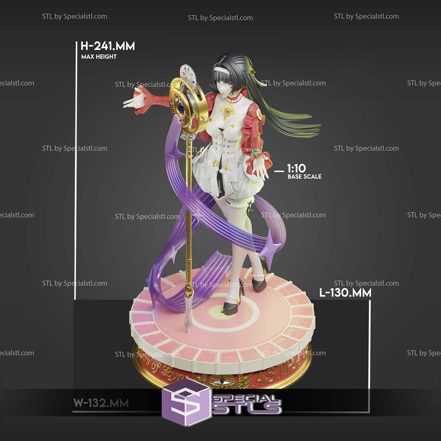 Astra Yao Zenless Zone Zero Sculptures 3D Printing STL Model — view 5